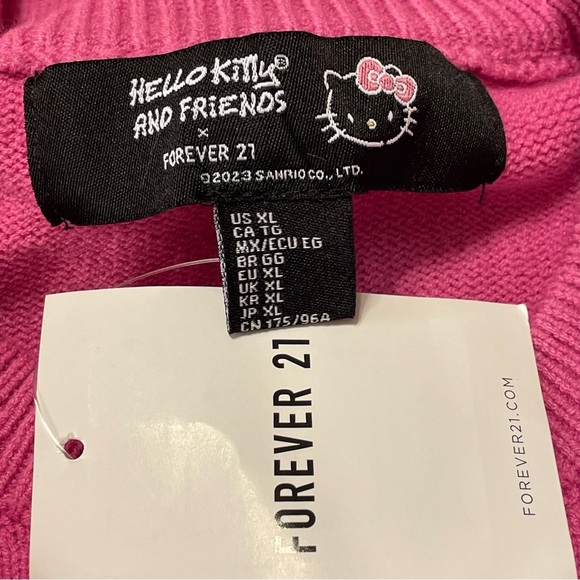 HELLO KITTY AND FRIENDS by SANRIO x FOREVER 21 Badtz Maru Sweater Pullover - Picture 8 of 8